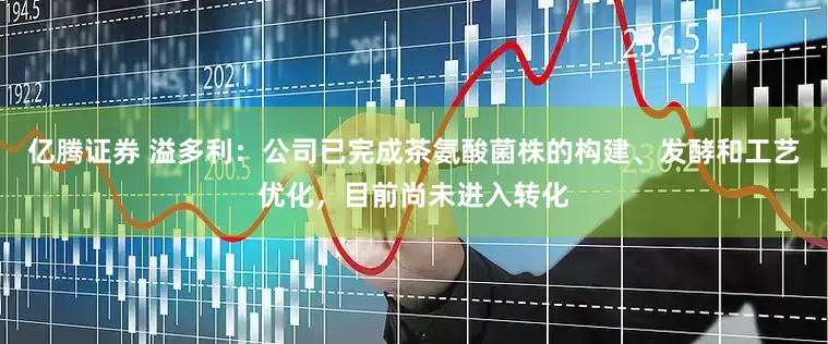 亿腾证券 溢多利：公司已完成茶氨酸菌株的构建、发酵和工艺优化，目前尚未进入转化