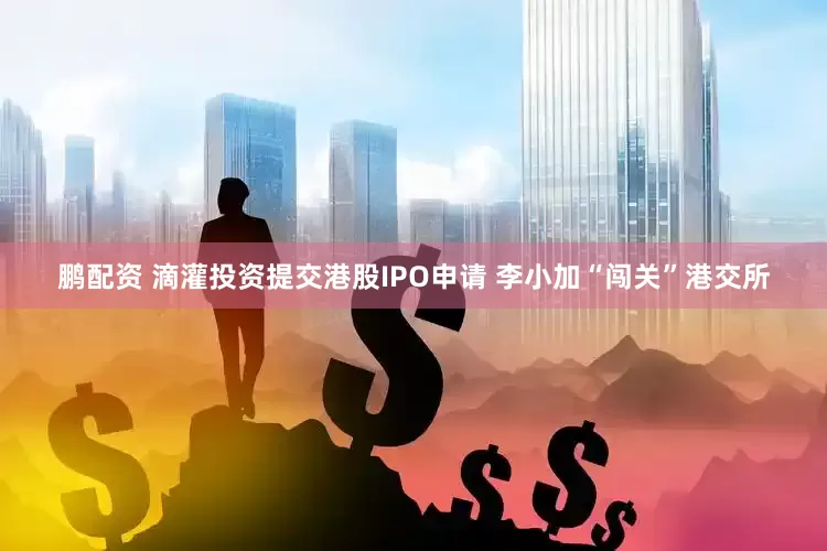 鹏配资 滴灌投资提交港股IPO申请 李小加“闯关”港交所
